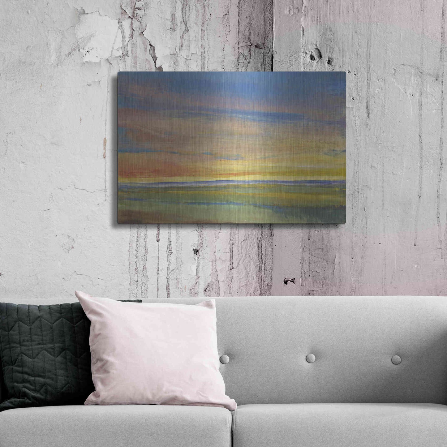 Luxe Metal Art 'Fading Light I' by Tim O'Toole, Metal Wall Art,36x24
