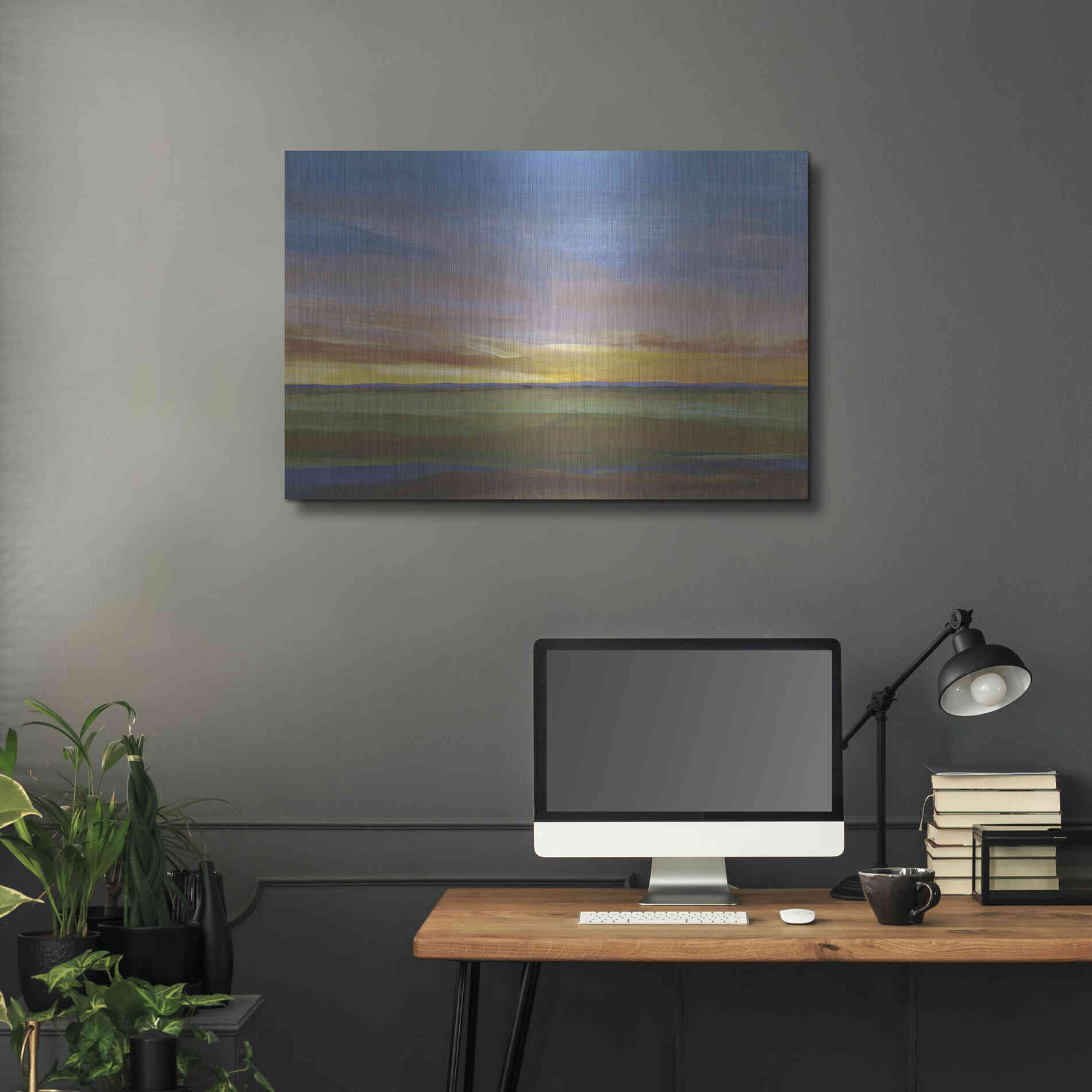 Luxe Metal Art 'Fading Light II' by Tim O'Toole, Metal Wall Art,36x24