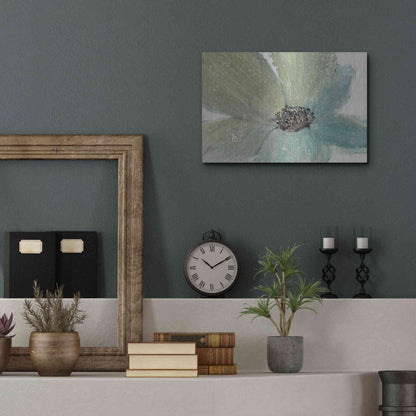 Luxe Metal Art 'Floral Spirit I' by Tim O'Toole, Metal Wall Art,16x12