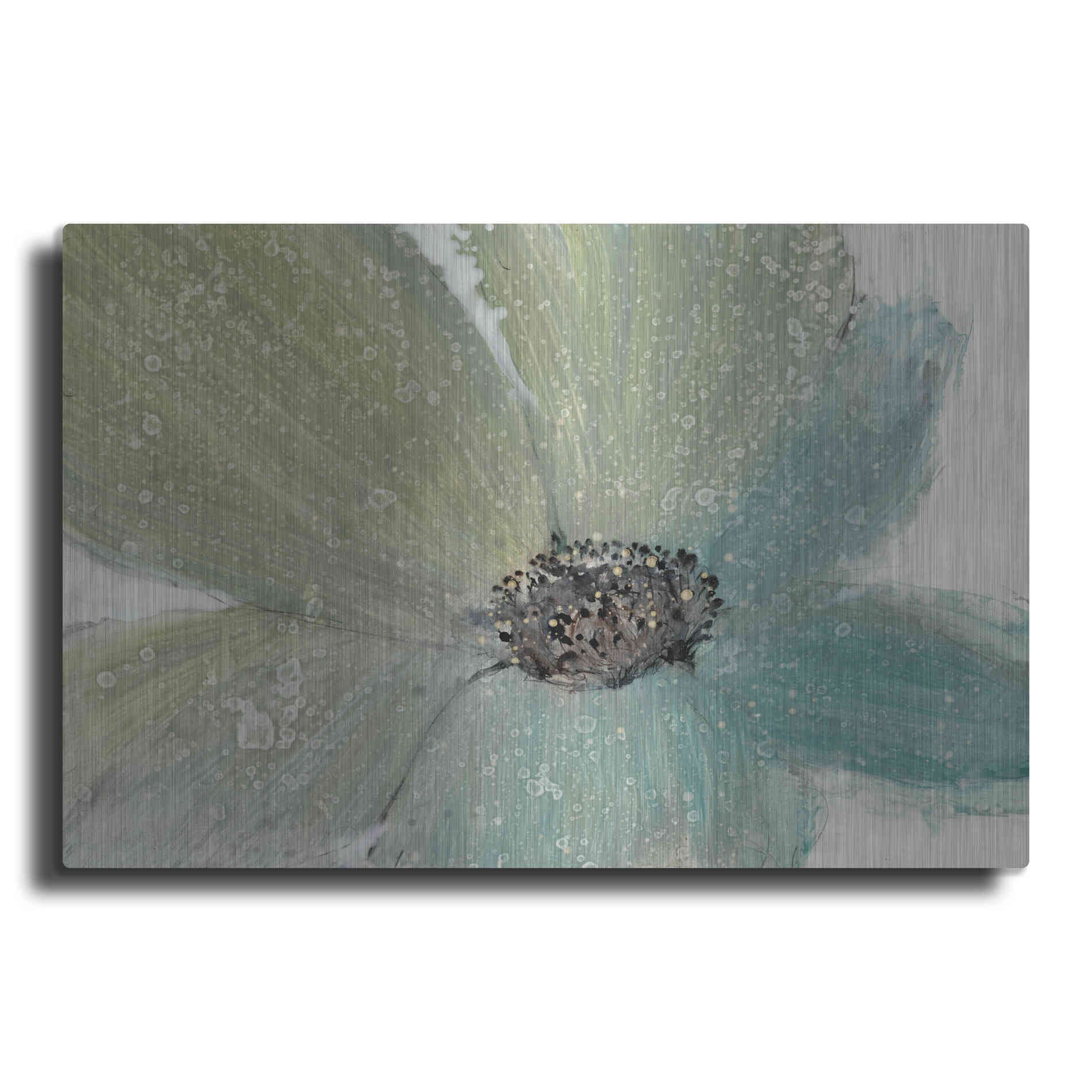Luxe Metal Art 'Floral Spirit I' by Tim O'Toole, Metal Wall Art