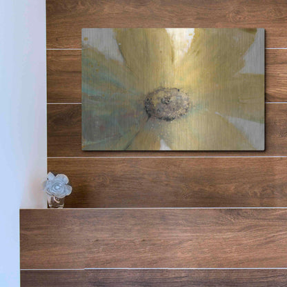 Luxe Metal Art 'Floral Spirit II' by Tim O'Toole, Metal Wall Art,16x12