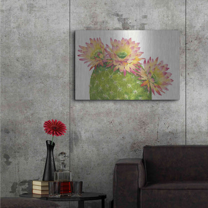 Luxe Metal Art 'Desert Blossoms I' by Tim O'Toole, Metal Wall Art,36x24