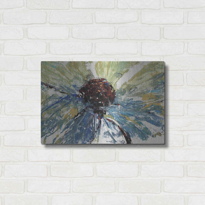 Luxe Metal Art 'Blue Splash II' by Tim O'Toole, Metal Wall Art,24x16
