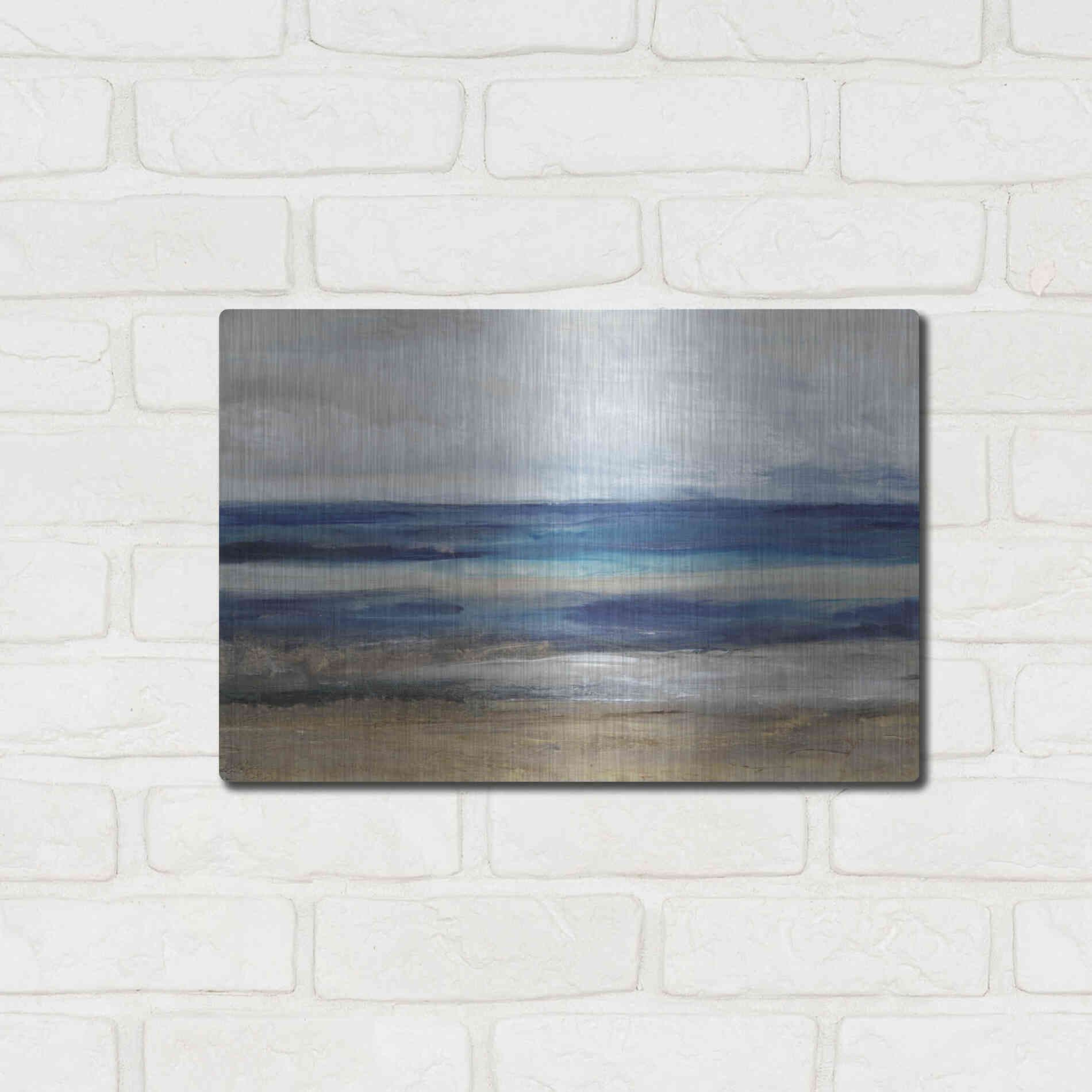 Luxe Metal Art 'Movement I' by Tim O'Toole, Metal Wall Art,16x12