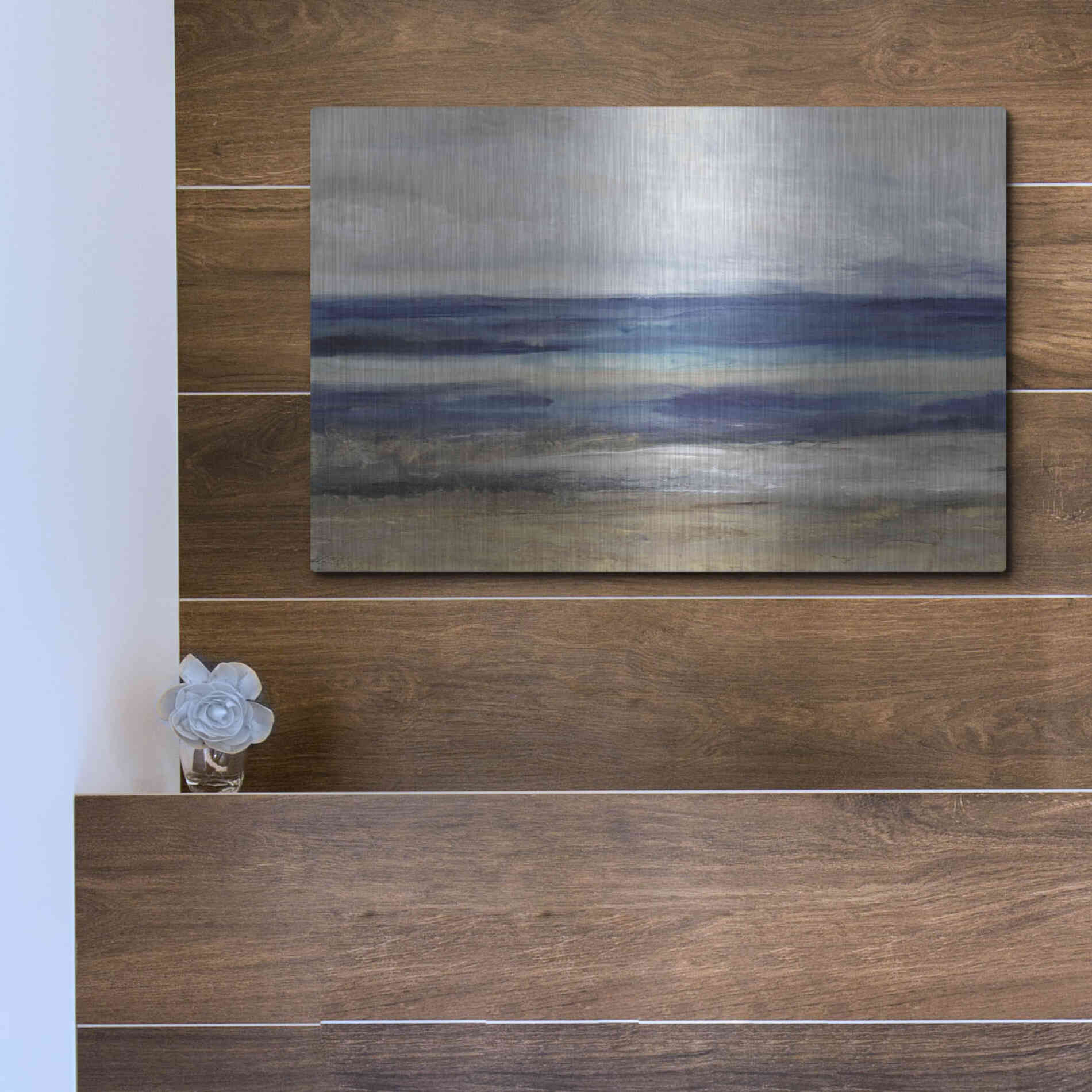 Luxe Metal Art 'Movement I' by Tim O'Toole, Metal Wall Art,16x12