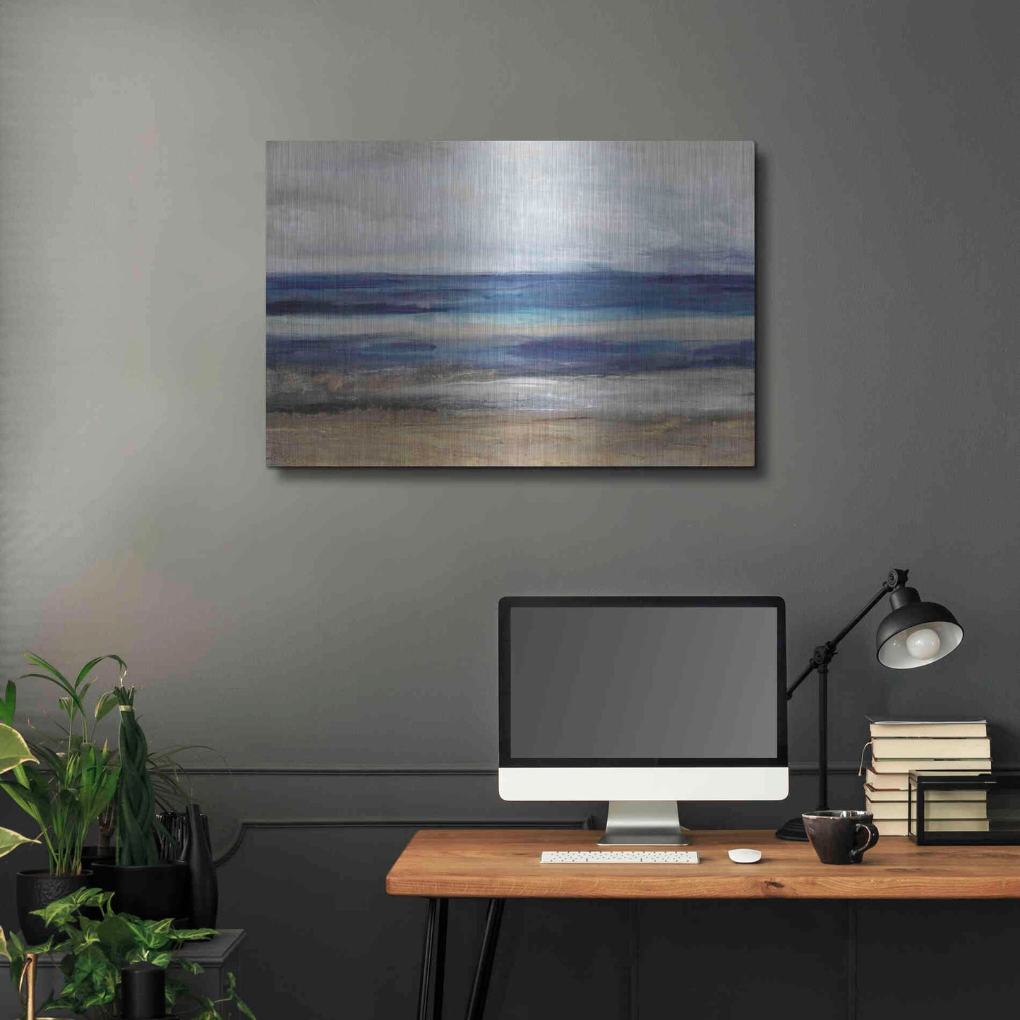 Luxe Metal Art 'Movement I' by Tim O'Toole, Metal Wall Art,36x24