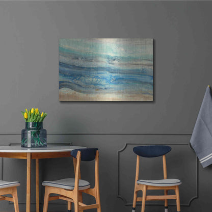 Luxe Metal Art 'Ocean Waves' by Albena Hristova, Metal Wall Art,36x24