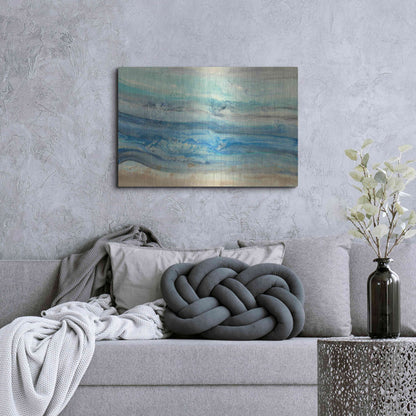 Luxe Metal Art 'Ocean Waves' by Albena Hristova, Metal Wall Art,36x24