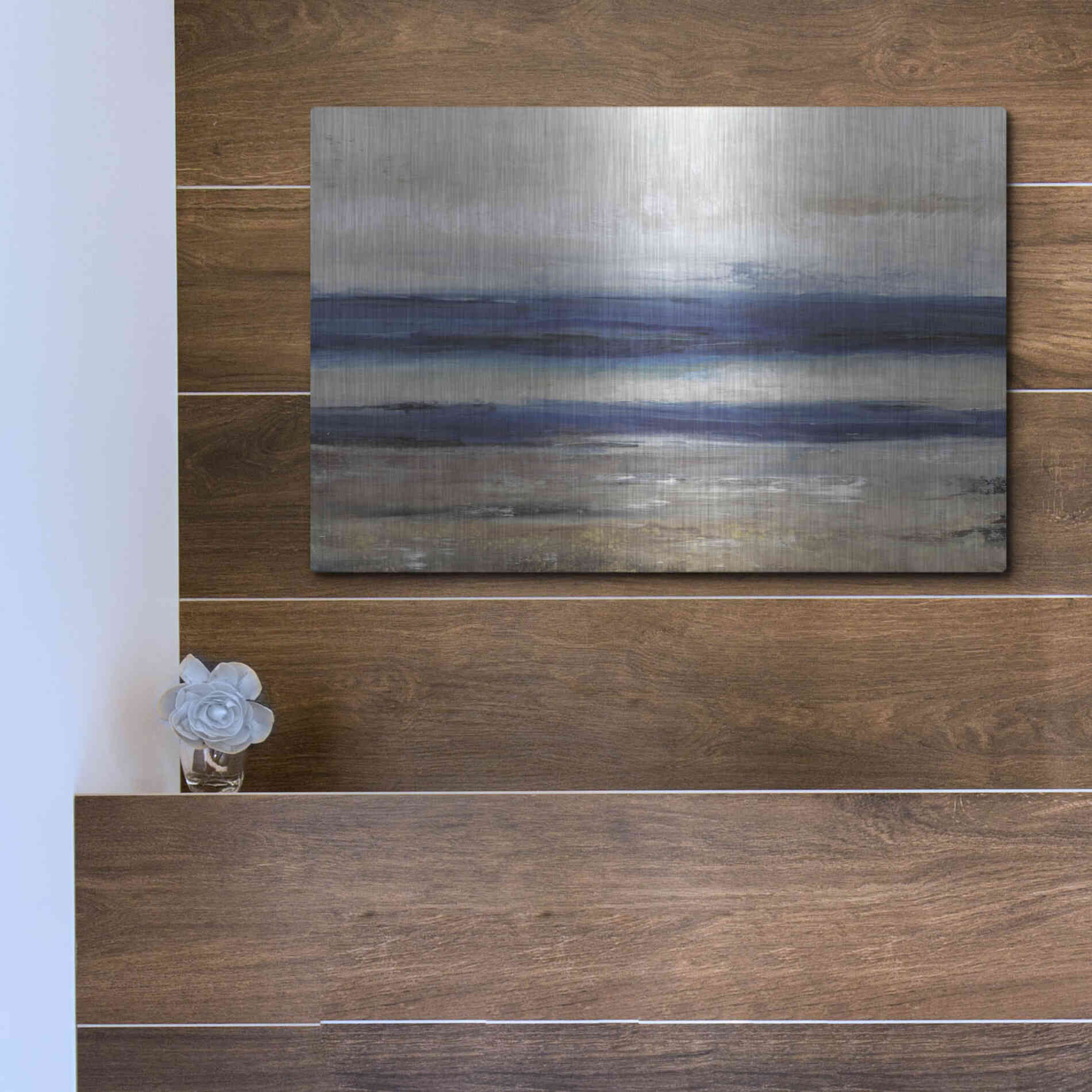 Luxe Metal Art 'Movement II' by Tim O'Toole, Metal Wall Art,16x12