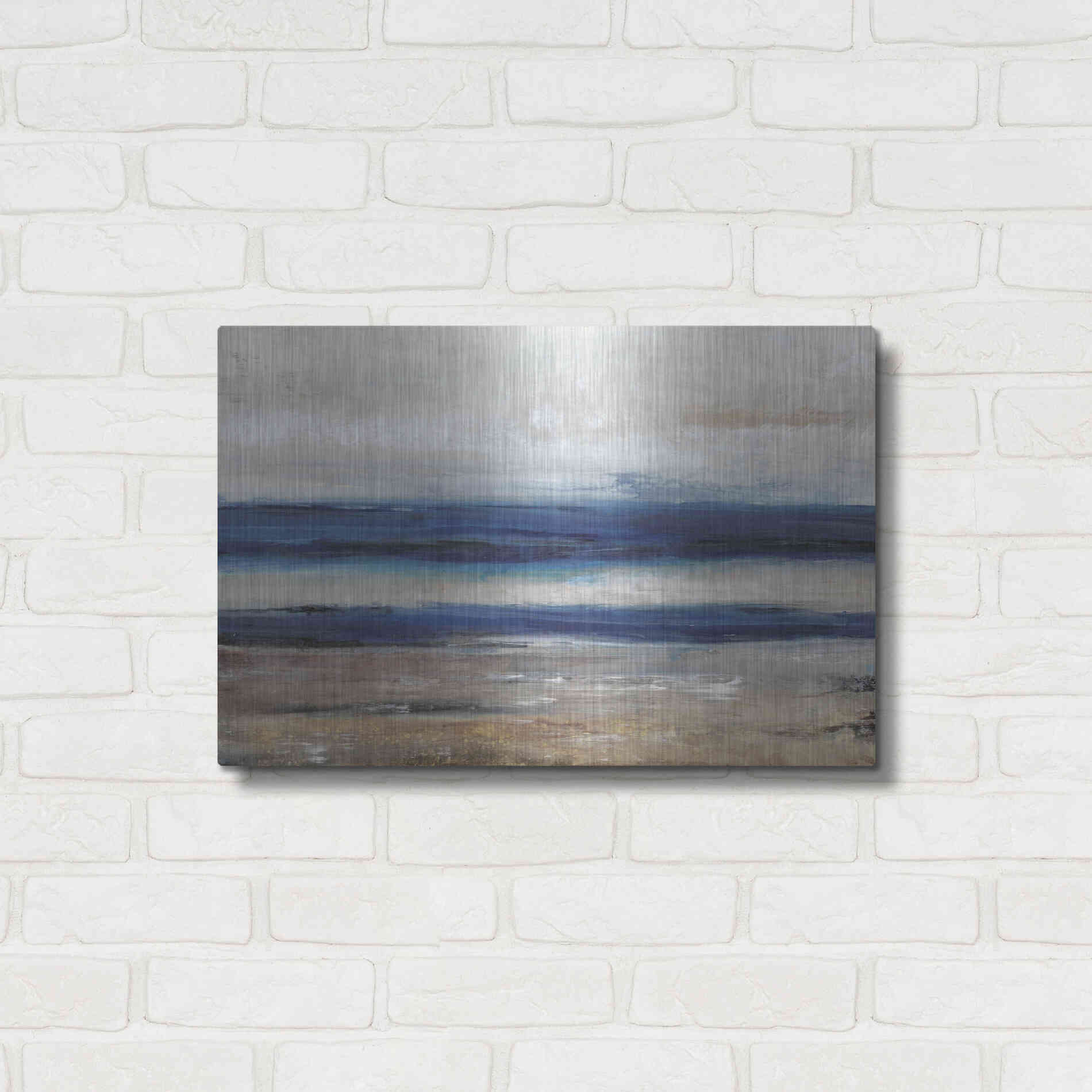 Luxe Metal Art 'Movement II' by Tim O'Toole, Metal Wall Art,24x16