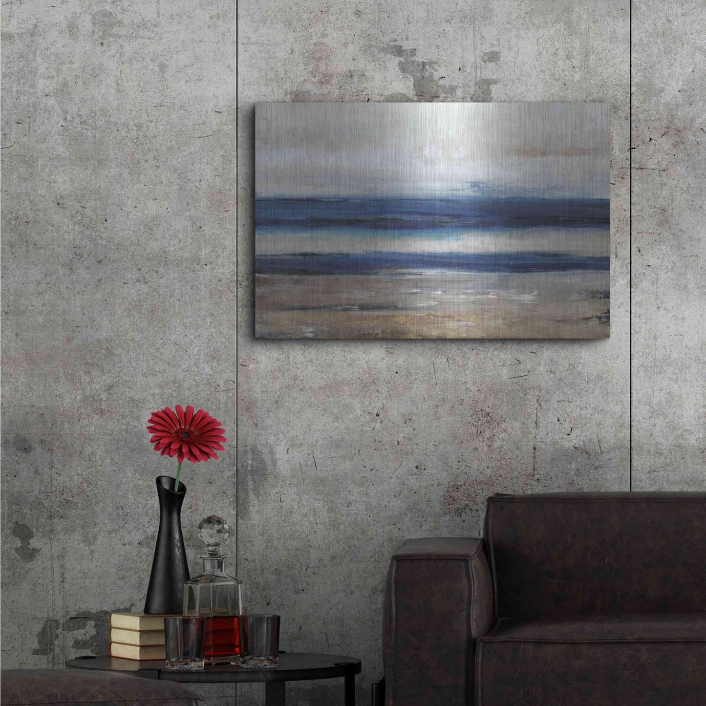 Luxe Metal Art 'Movement II' by Tim O'Toole, Metal Wall Art,36x24