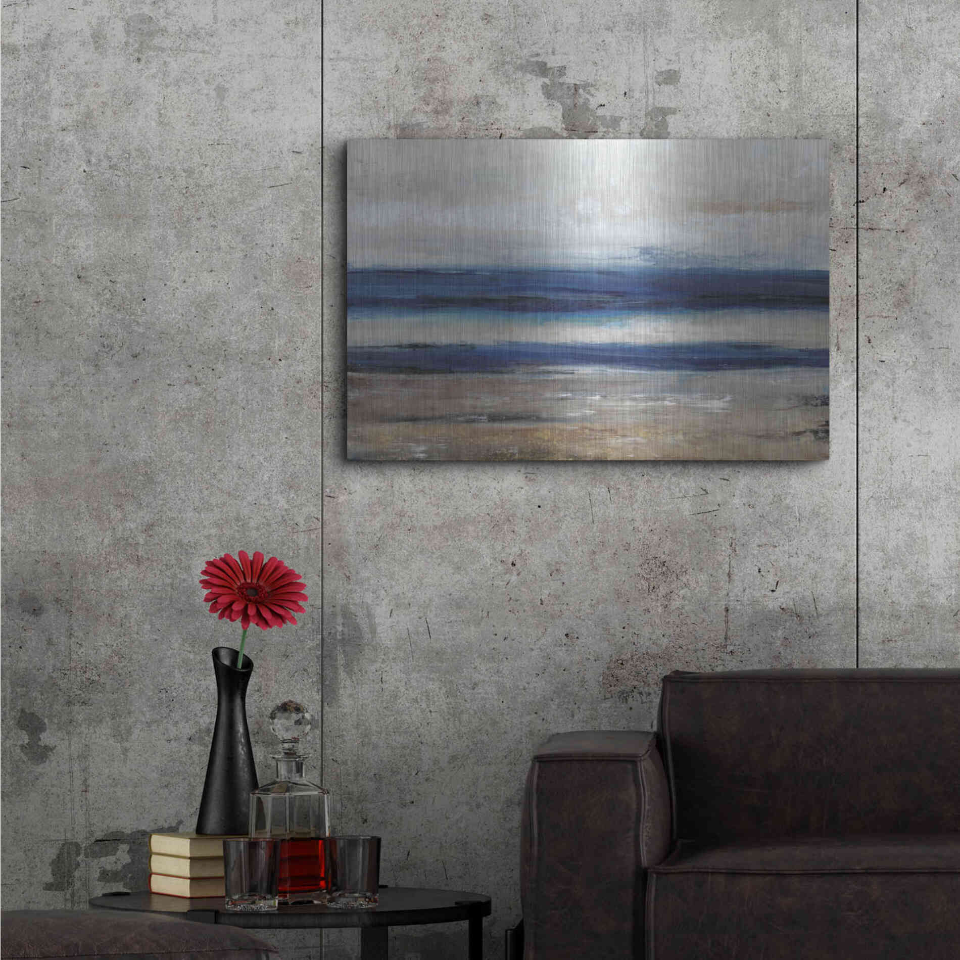 Luxe Metal Art 'Movement II' by Tim O'Toole, Metal Wall Art,36x24