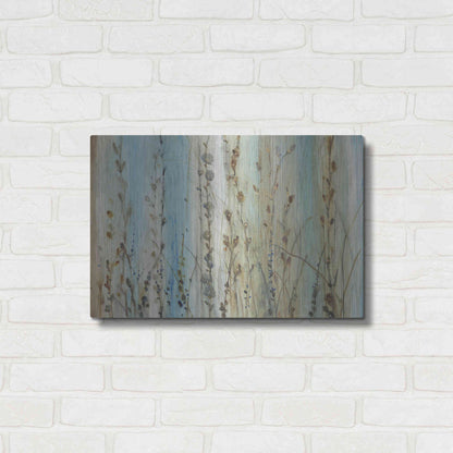 Luxe Metal Art 'Ombre Floral I' by Tim O'Toole, Metal Wall Art,24x16
