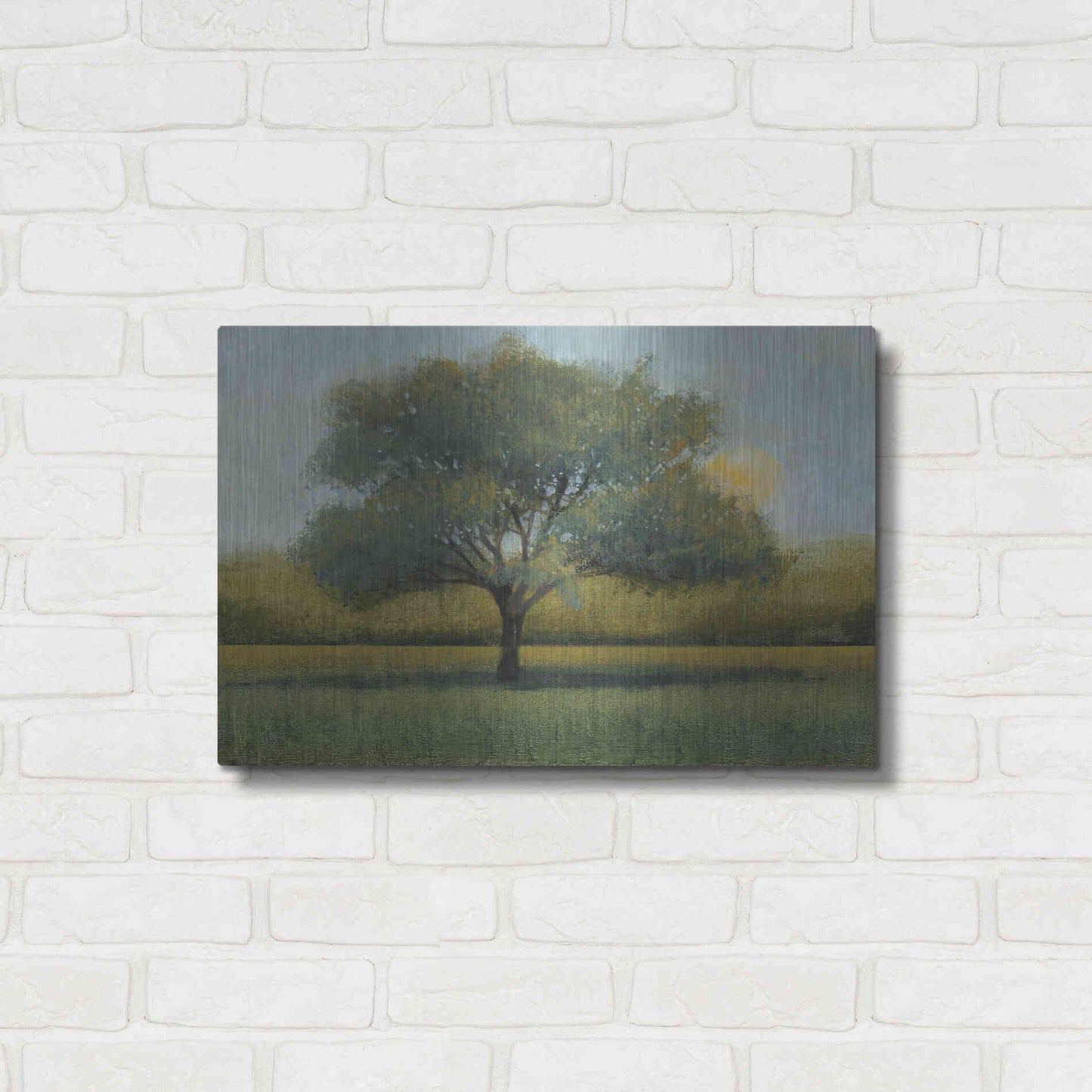 Luxe Metal Art 'Sunrise I' by Tim O'Toole, Metal Wall Art,24x16