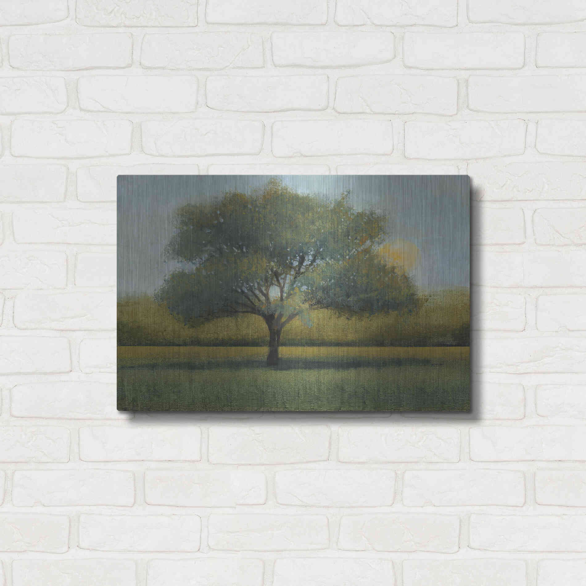 Luxe Metal Art 'Sunrise I' by Tim O'Toole, Metal Wall Art,24x16