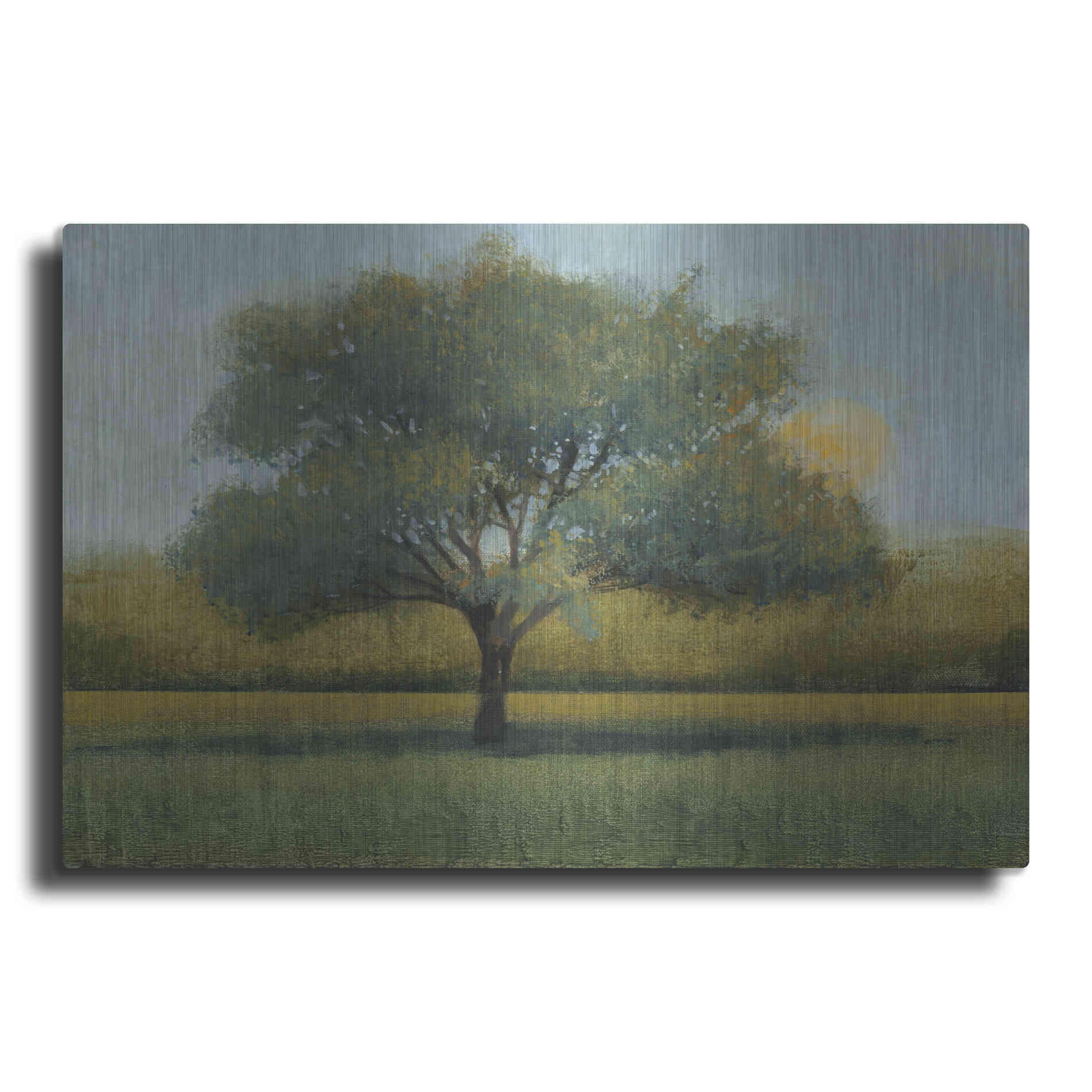 Luxe Metal Art 'Sunrise I' by Tim O'Toole, Metal Wall Art