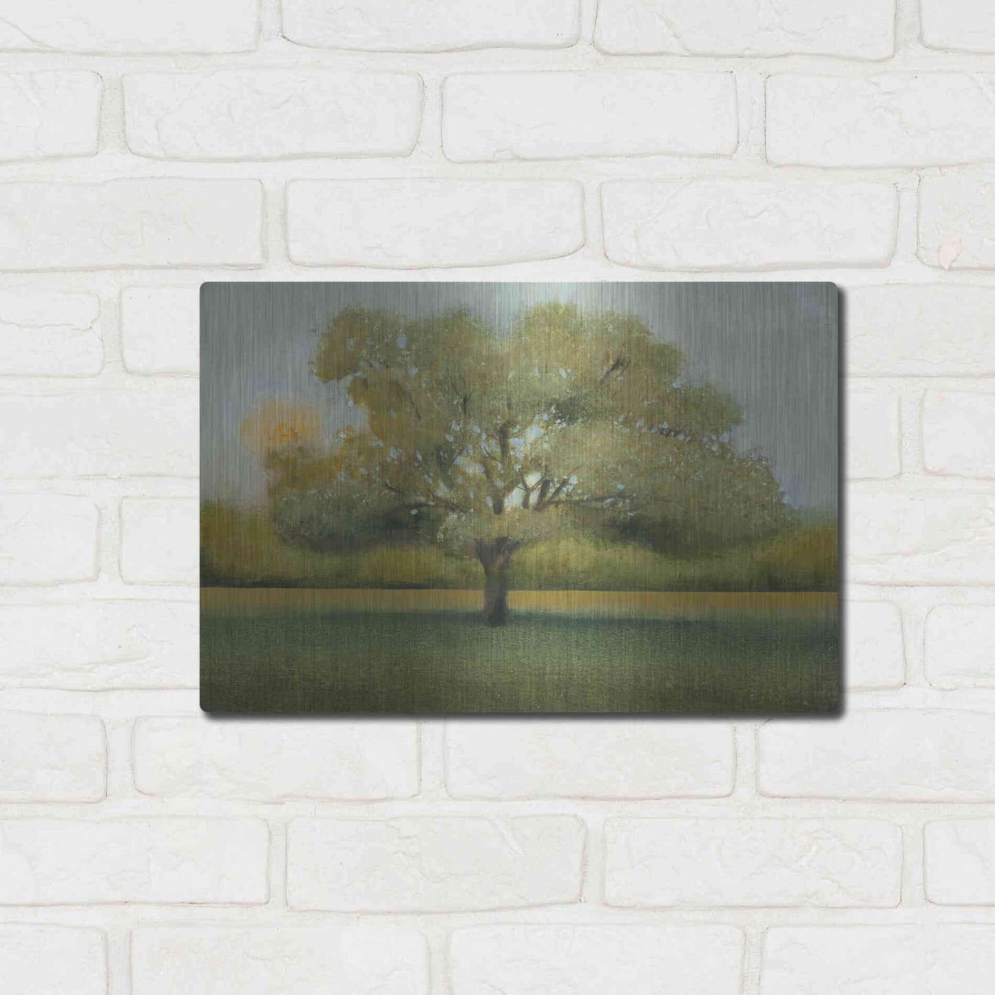 Luxe Metal Art 'Sunrise II' by Tim O'Toole, Metal Wall Art,16x12