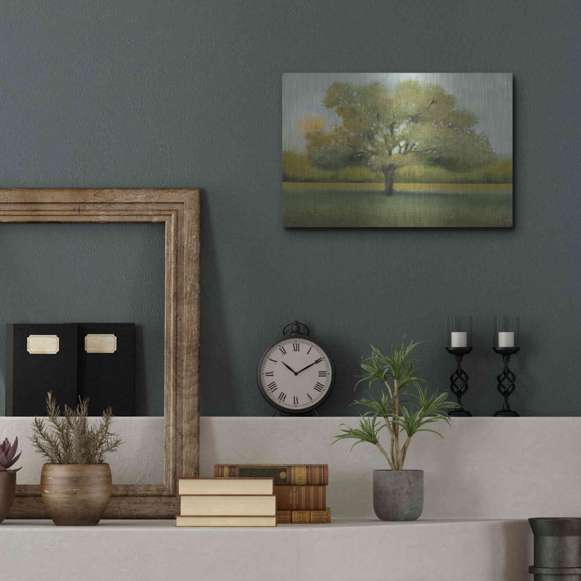 Luxe Metal Art 'Sunrise II' by Tim O'Toole, Metal Wall Art,16x12