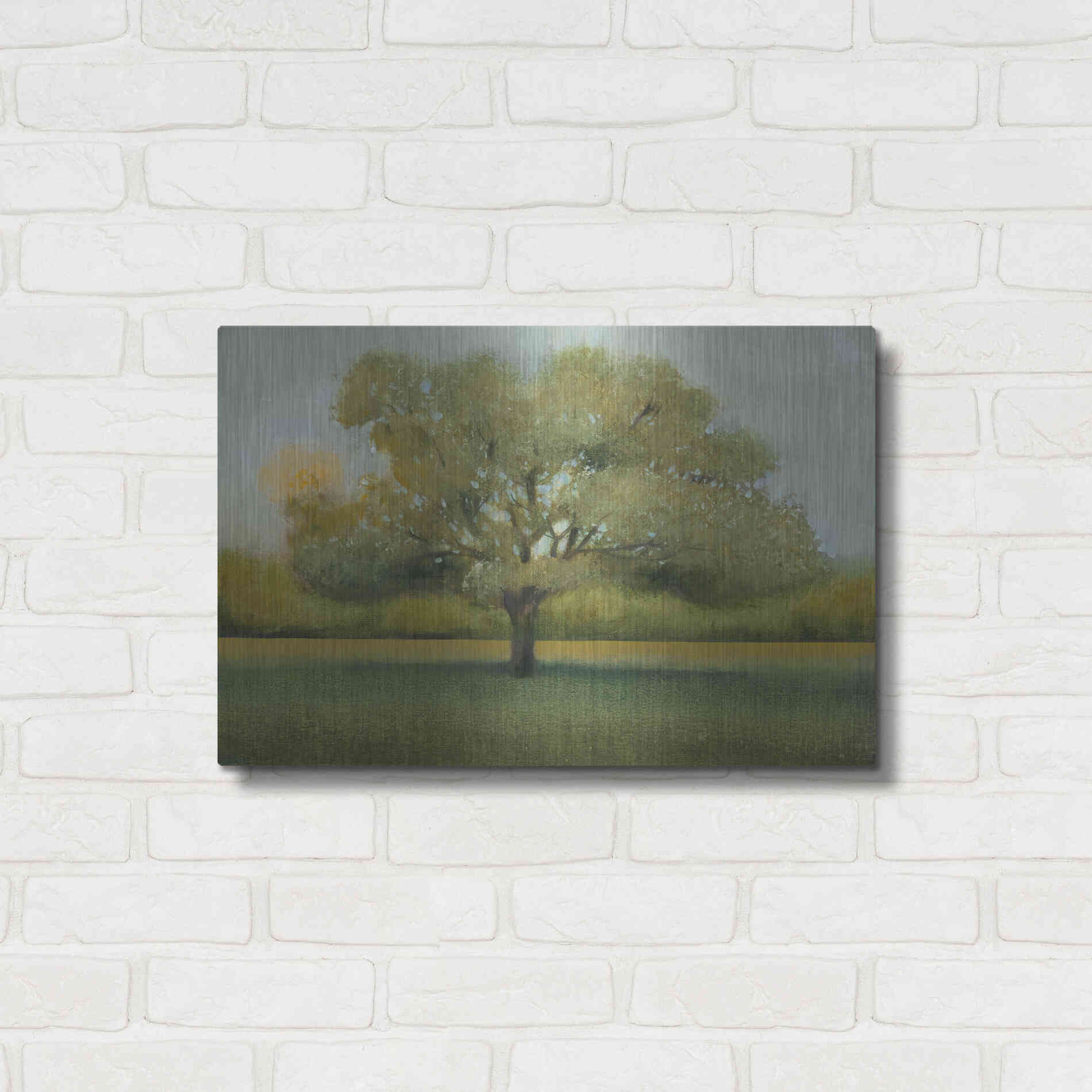 Luxe Metal Art 'Sunrise II' by Tim O'Toole, Metal Wall Art,24x16