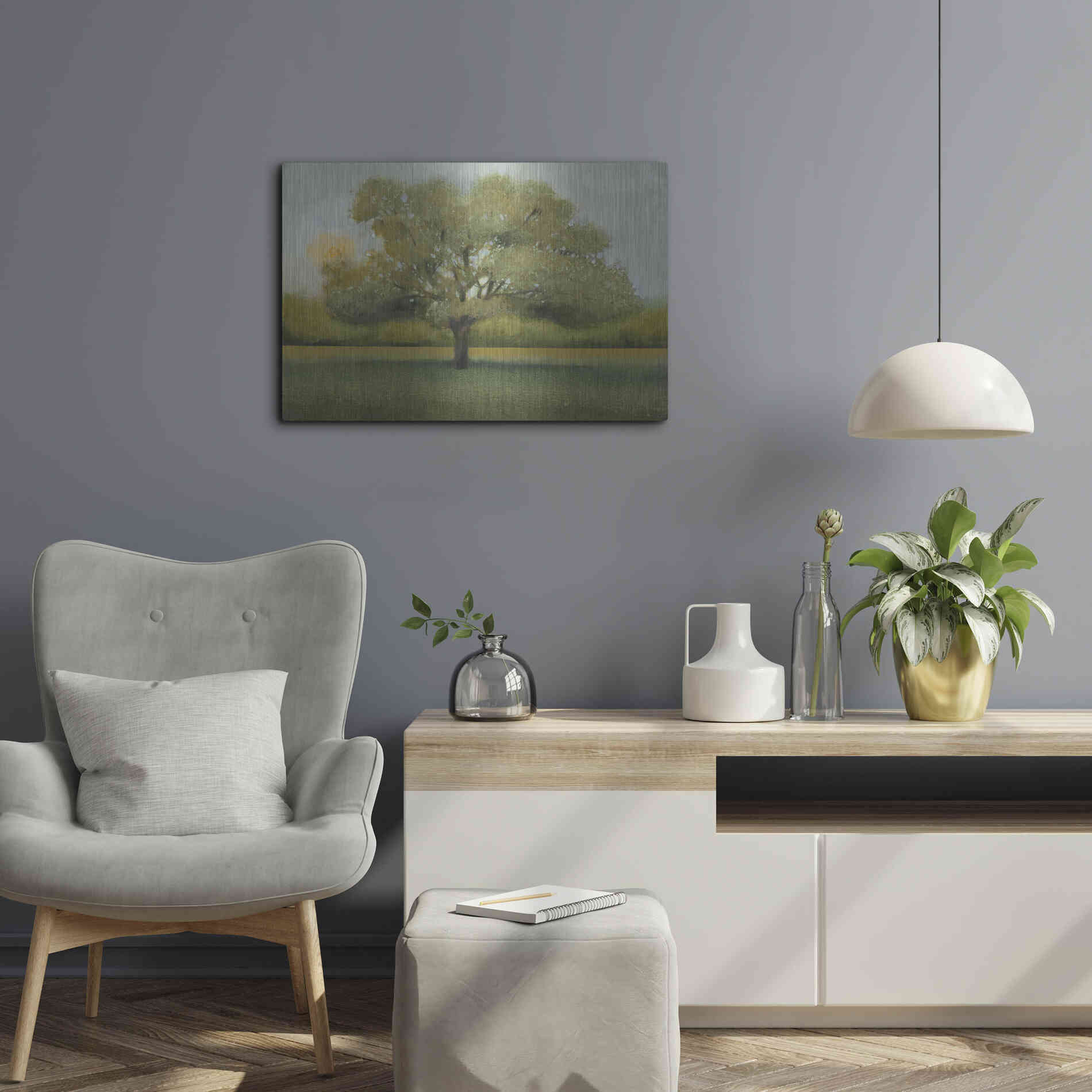 Luxe Metal Art 'Sunrise II' by Tim O'Toole, Metal Wall Art,24x16