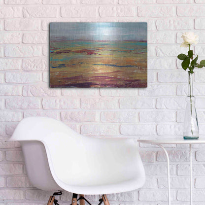 Luxe Metal Art 'Terra Vista II' by Tim O'Toole, Metal Wall Art,24x16