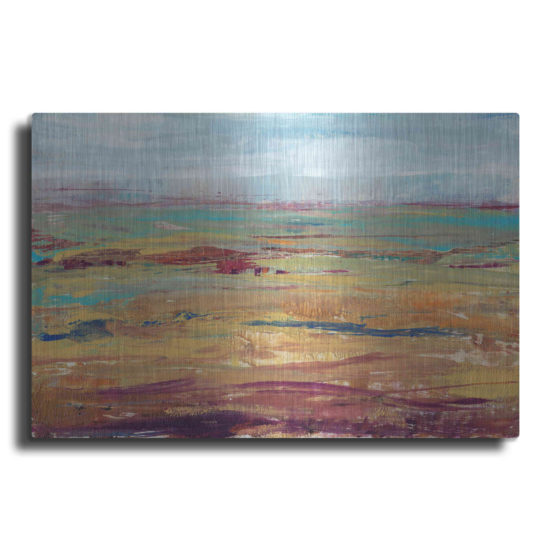 Luxe Metal Art 'Terra Vista II' by Tim O'Toole, Metal Wall Art