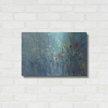 Luxe Metal Art 'Blue Vision I' by Tim O'Toole, Metal Wall Art,24x16