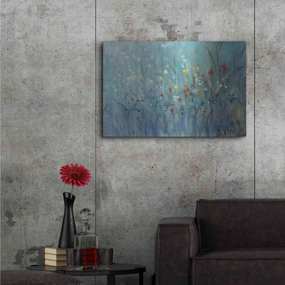 Luxe Metal Art 'Blue Vision I' by Tim O'Toole, Metal Wall Art,36x24
