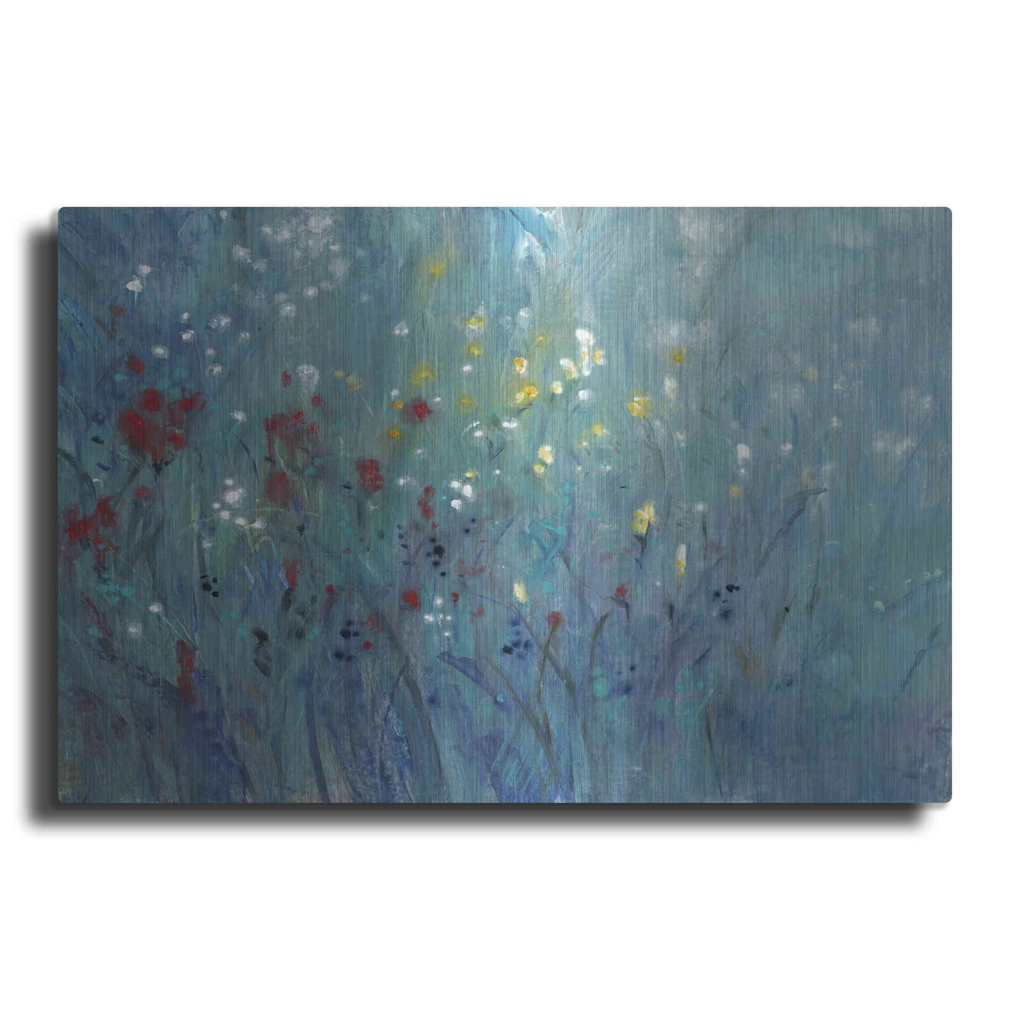 Luxe Metal Art 'Blue Vision II' by Tim O'Toole, Metal Wall Art