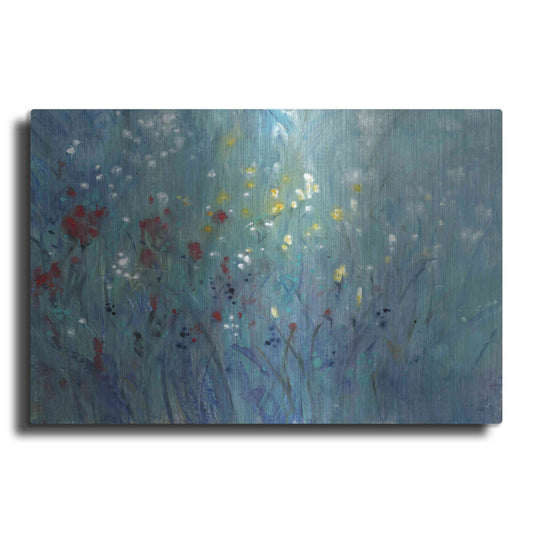 Luxe Metal Art 'Blue Vision II' by Tim O'Toole, Metal Wall Art