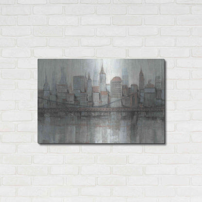Luxe Metal Art 'City Center I' by Tim O'Toole, Metal Wall Art,36x24