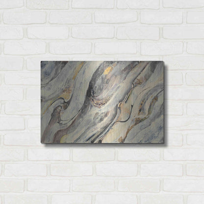 Luxe Metal Art 'Golden Falls' by Albena Hristova, Metal Wall Art,24x16