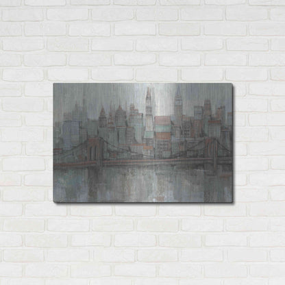 Luxe Metal Art 'City Center II' by Tim O'Toole, Metal Wall Art,36x24