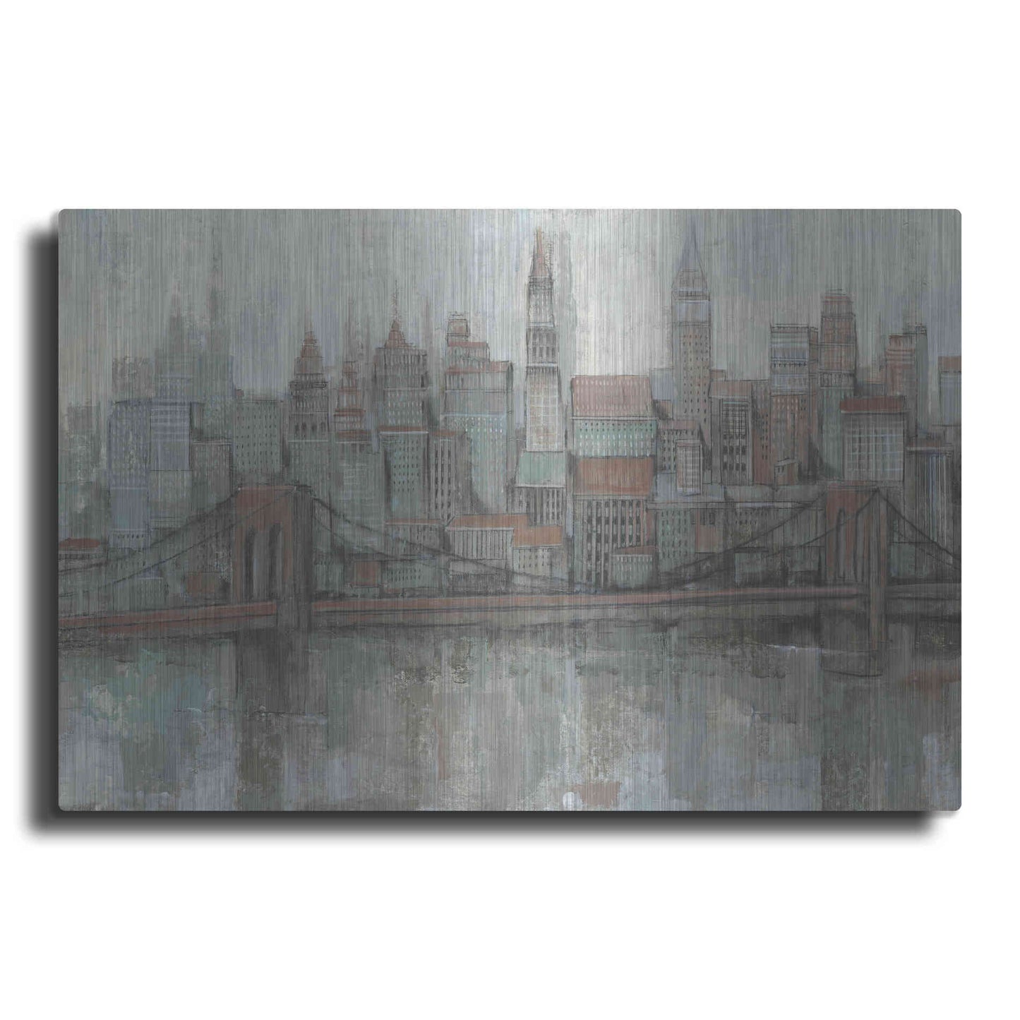 Luxe Metal Art 'City Center II' by Tim O'Toole, Metal Wall Art