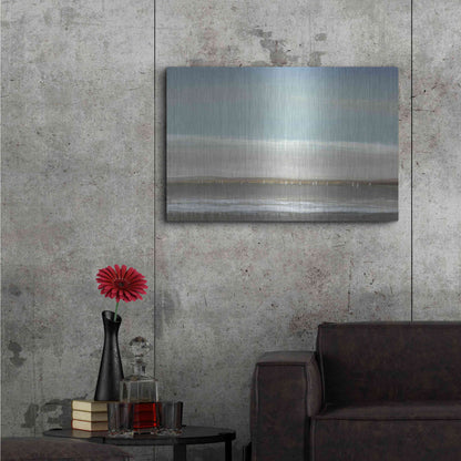 Luxe Metal Art 'Distant Coast I' by Tim O'Toole, Metal Wall Art,36x24