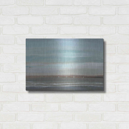 Luxe Metal Art 'Distant Coast II' by Tim O'Toole, Metal Wall Art,24x16