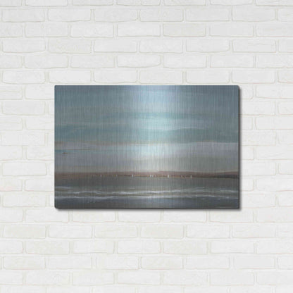 Luxe Metal Art 'Distant Coast II' by Tim O'Toole, Metal Wall Art,36x24