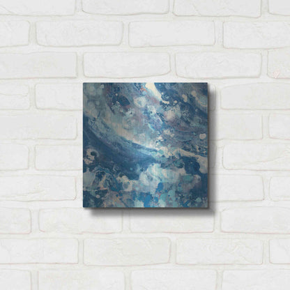 Luxe Metal Art 'Water IV' by Albena Hristova, Metal Wall Art,12x12