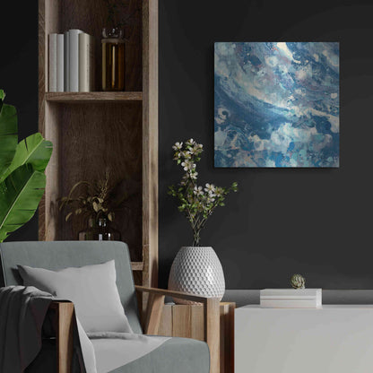 Luxe Metal Art 'Water IV' by Albena Hristova, Metal Wall Art,24x24