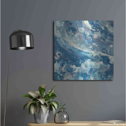 Luxe Metal Art 'Water IV' by Albena Hristova, Metal Wall Art,24x24
