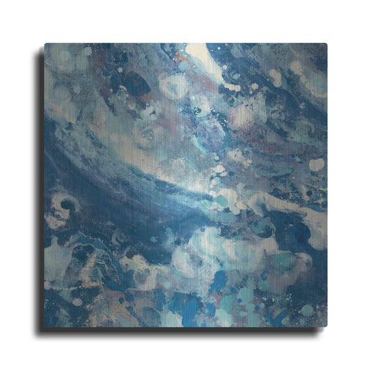 Luxe Metal Art 'Water IV' by Albena Hristova, Metal Wall Art