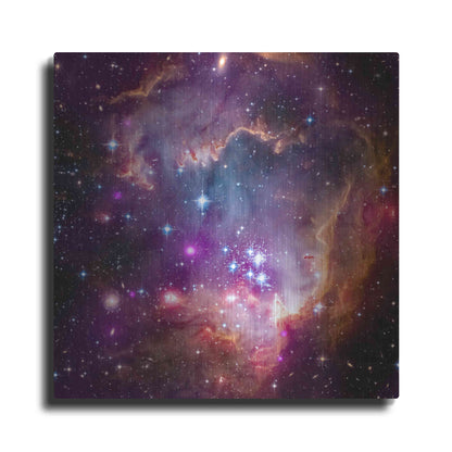 Luxe Metal Art 'Magellanic Cloud' Hubble Space Telescope, Metal Wall Art