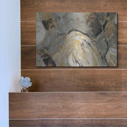 Luxe Metal Art 'Painted Desert Phoenix Neutral' by Albena Hristova, Metal Wall Art,16x12