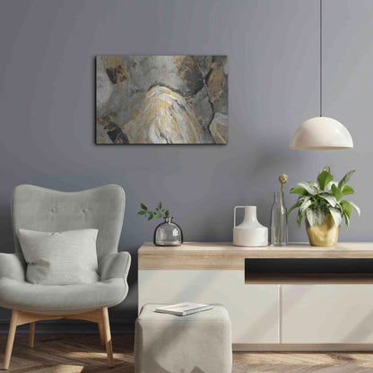 Luxe Metal Art 'Painted Desert Phoenix Neutral' by Albena Hristova, Metal Wall Art,24x16