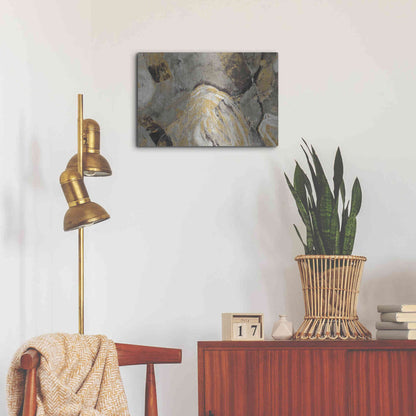 Luxe Metal Art 'Painted Desert Phoenix Neutral' by Albena Hristova, Metal Wall Art,24x16