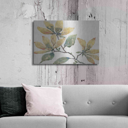 Luxe Metal Art 'Flowering Branch II' by Tim O'Toole, Metal Wall Art,36x24