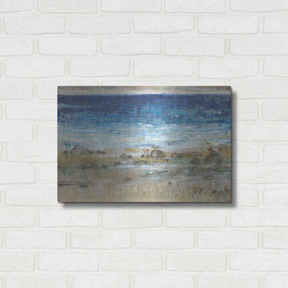 Luxe Metal Art 'Rocky Shoreline I' by Tim O'Toole, Metal Wall Art,24x16