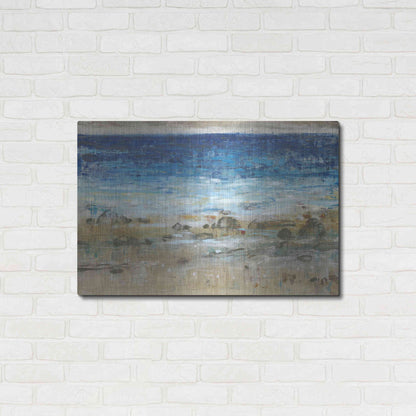 Luxe Metal Art 'Rocky Shoreline I' by Tim O'Toole, Metal Wall Art,36x24