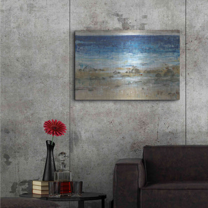Luxe Metal Art 'Rocky Shoreline I' by Tim O'Toole, Metal Wall Art,36x24