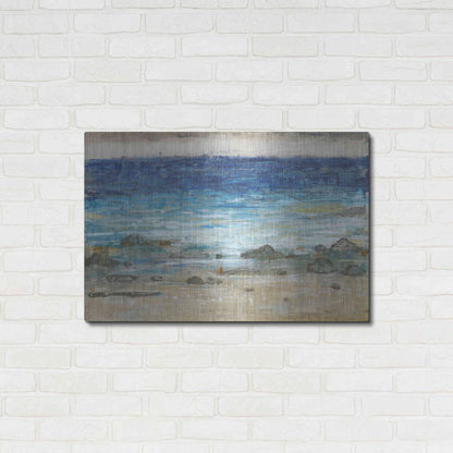Luxe Metal Art 'Rocky Shoreline II' by Tim O'Toole, Metal Wall Art,36x24